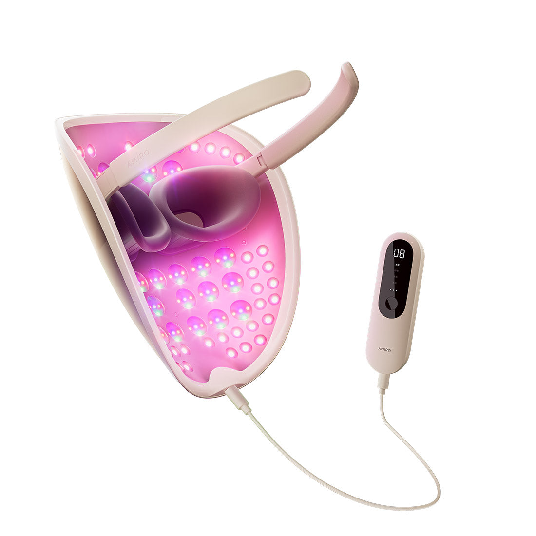 AMIRO Spectra 5-In-1 LED Light Therapy Facial Mask - Gold