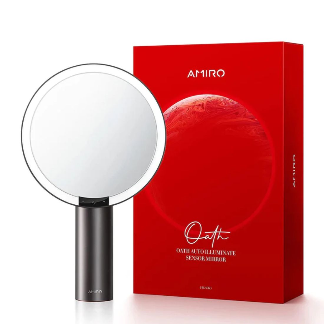 AMIRO Oath O2 LED Auto Illuminate Vanity Mirror - Black